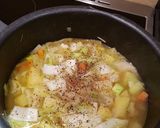 A picture of step 2 of Special Leek and Potato soup.