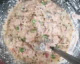 A picture of step 3 of Veg Olive Semolina Savoury Cake.