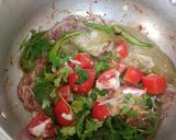 A picture of step 5 of Mutton pulav.