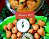 A picture of step 6 of Karnataka Special Urad Dal Bonda / Ulundu Bonda and Bonda Soup in Sambar (Dal Bonda Recipe).