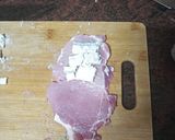 Foto del paso 1 de la receta: Chuletas de cerdo rellenas de gorgonzola con papas fritas