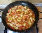 Foto del paso 4 de la receta Arroz con merluza y verduras muy fácil de preparar