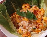 Színes tortellini sálata ágyon recept fázis 4 fotója