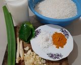 Foto langkah ke 1 dari resep Nasi Kuning versi Kukus.