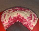 Miss Ria Khairiyah's Puding Roti Tawar Zebra-in pink recipe step 3 photo
