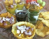 A picture of step 6 of Daal pakwan in different styles.