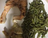 Foto del paso 5 de la receta: Salmón a la plancha con judías verdes