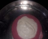 A picture of step 3 of Tri colour instant Dhokla.