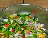 A picture of step 3 of Chilli potato.