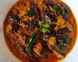 A picture of step 10 of Hyderabadi Baghare Baingan.