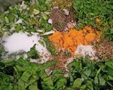A picture of step 1 of Bajri methi Chamchamiya.