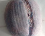 Foto langkah ke 20 dari resep Blue Spirulina Angkak Sourdough Bread (Oven Tangkring).