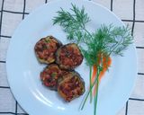 Hình bước làm 4 của món Pizza cà tím áp chảo