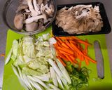 A picture of step 1 of Japanese Soy Milk Nabe 豆乳鍋.