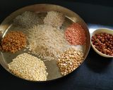 A picture of step 1 of Damini Dhokla.