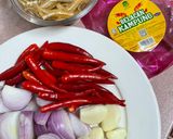 Gambar langkah 2 resipi Resepi Sambal Jering Ikan Bilis.