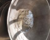 A picture of step 3 of Aloo palak with makhani gravy.