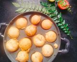 A picture of step 4 of MINI MASALA PANIYARAM (made from Idli Batter).