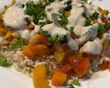A picture of step 6 of White Beans with Wild Rice.