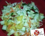 A picture of step 1 of Coleslaw 1.