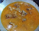 A picture of step 12 of Kosha Mangsho.