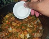 A picture of step 11 of Veg Kolhapuri | vegetable Kolhapuri restaurant style.