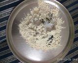 A picture of step 1 of Wheat flour namkeen namak paare.
