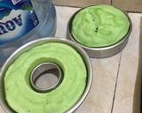 Foto langkah ke 7 dari resep Bolu Kukus Pandan 2 Telur.