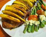 Foto del paso 2 de la receta: Paleta con Papas Acordeón y Acompañamientos