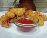A picture of step 4 of Moong Dal Bhajia.