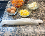 Foto del paso 1 de la receta: Pizza con pisto y queso provolone