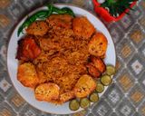عکس مرحله 2 از دستور پلو کلم برگ