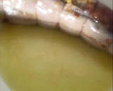 Foto del paso 7 de la receta: Solomillo relleno de puerros y chorizo al vino moscatel. Y salsa de chocolate... o brócoli. Keto