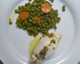 Foto del paso 6 de la receta: Lomo de bacalao con guisantes