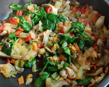 Foto del paso 1 de la receta: Arroz frito con setas shiitake, verduras y pechuga de pavo