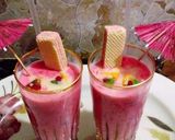 A picture of step 2 of Strawberry Falooda.