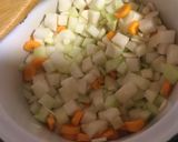 Karalábé krémleves recept fázis 2 fotója