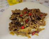 Foto langkah ke 5 dari resep Tumis Daging Sapi Teriyaki Saus Tiram Spesial.
