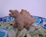 Foto del paso 5 de la receta: Dinosaurios de avena (rellenos de queso)