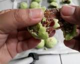 Cara Membuat Mochi cookies pandan coklat kacang 10