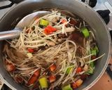 Foto del paso 2 de la receta: Arroz con frijol cabeza negra y repollo