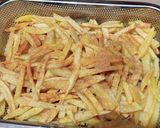 A picture of step 4 of Potato fries 😋.