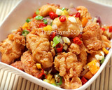 Foto langkah ke 4 dari resep Ayam Cabai Garam mudah,pedess asin endess.