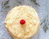 Foto langkah ke 6 dari resep Almond Mille Crepes Simple.