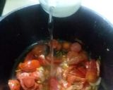 A picture of step 4 of Tomato carrot soup with croutons.