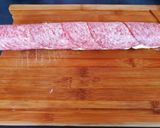 Une image de l'étape 2 de Bouchées de salami au fromage frais.