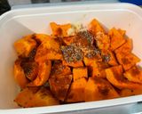 Une image de l'étape 5 de Courge butternut au sirop d’érable, gingembre et épices.