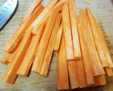 Foto del paso 2 de la receta: Tiras de camote en freidora de aire