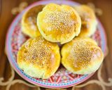 عکس مرحله 10 از دستور نان همبرگر (یا صبحانه)با خمیر ترش 🥯