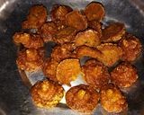 A picture of step 2 of Aloo matar mangodi ki sabji.